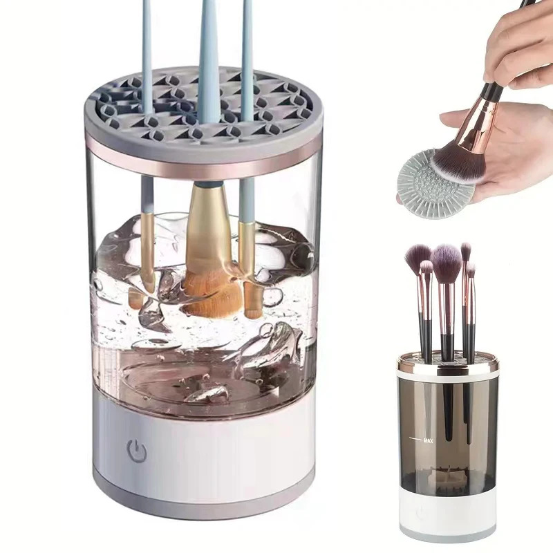 Beauty Makeup Brushes - Automatic Electric Makeup Brush Cleaner USB