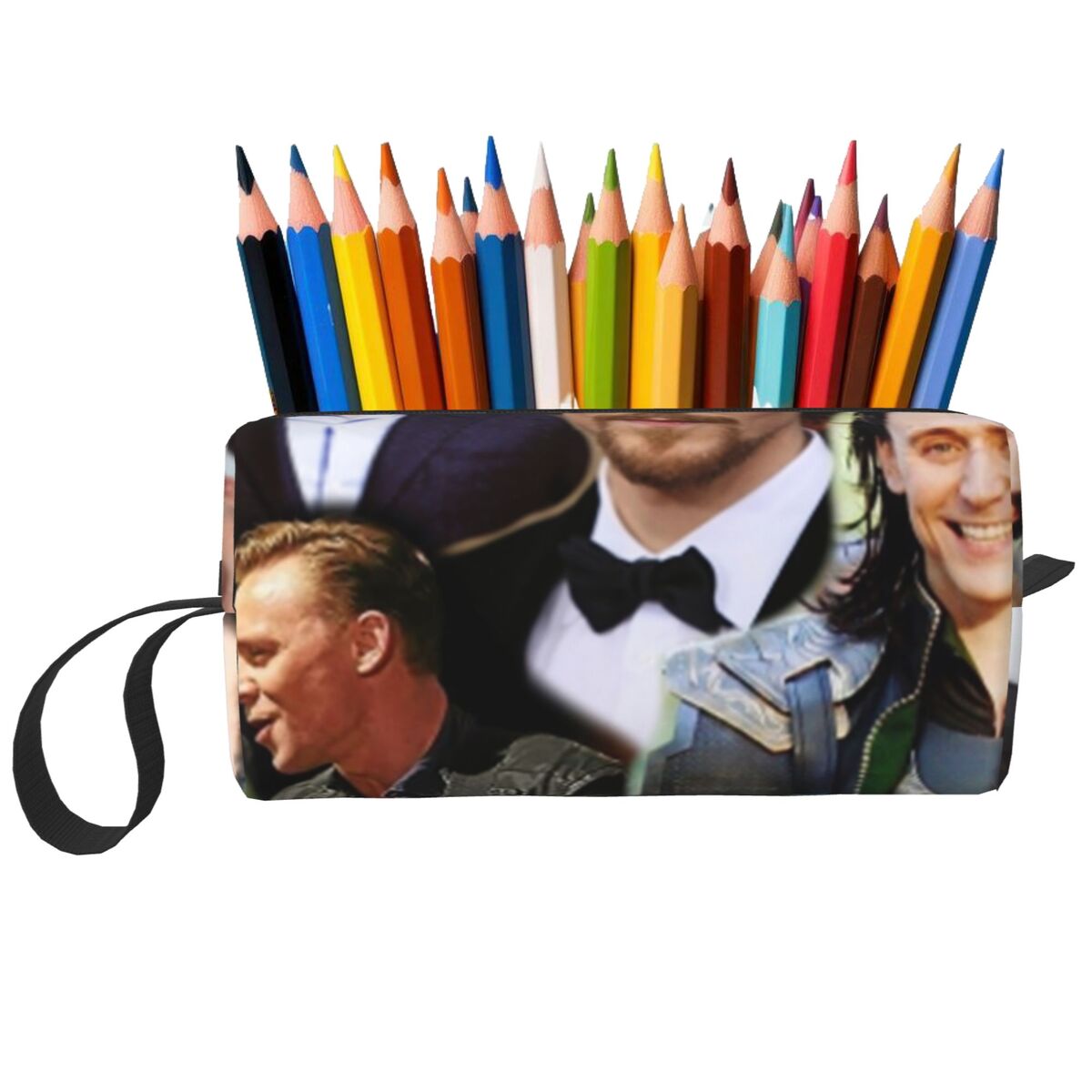 Photo Beauty Makeup - Tom Hiddleston Photo Collage Makeup Bag