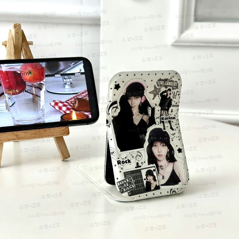 Beauty Makeup Wholesale - Aespas Mini Folding Makeup Mirror Vertical