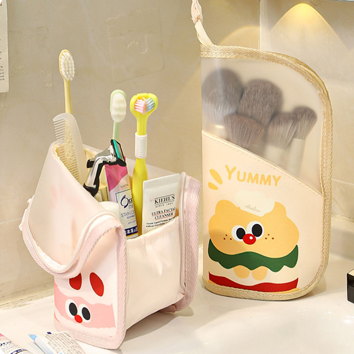 Beauty Makeup Wholesale - 1Pcs Cosmetic Bag Travel Stand Storage