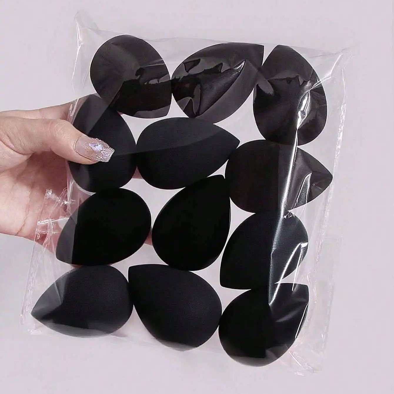 Beauty Makeup Design - 12-Piece Makeup Tool Set Ultra-Soft Puffs