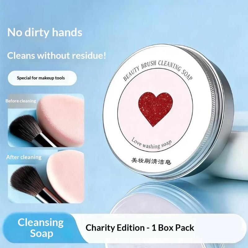 Beauty Makeup Brushes - Portable Makeup Brush Cleaner Soap 100g