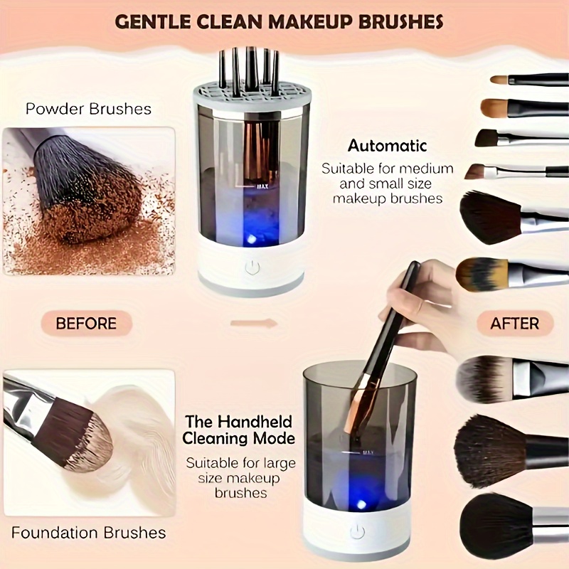 Automatic Electric Makeup Brus - огляд і ціна Beauty Makeup Brushes