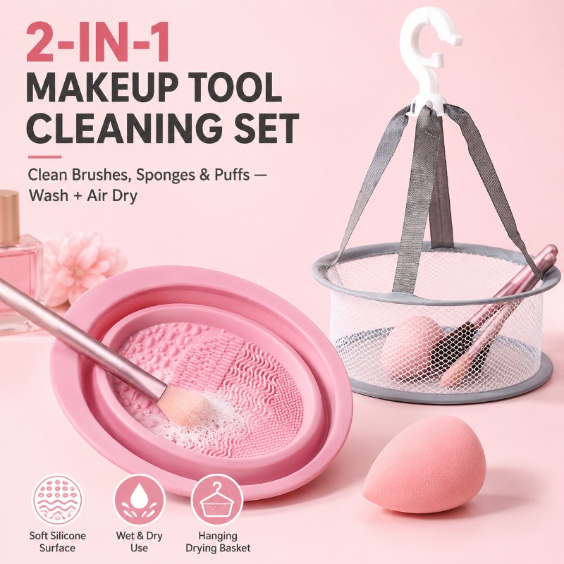 2-in-1 Silicone Makeup Brush C - огляд і ціна Beauty Makeup Brushes