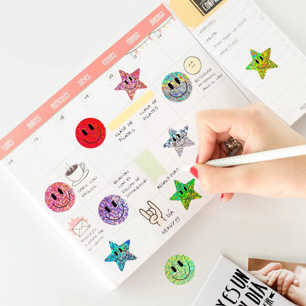 JCAC 500pcs/bag Smiling Glitte - огляд і ціна Beauty Glazed Makeup