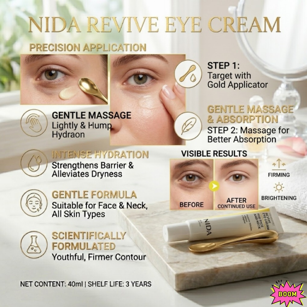 NIDA Retinol Peptide Eye Cream - огляд і ціна Beauty Glazed Makeup