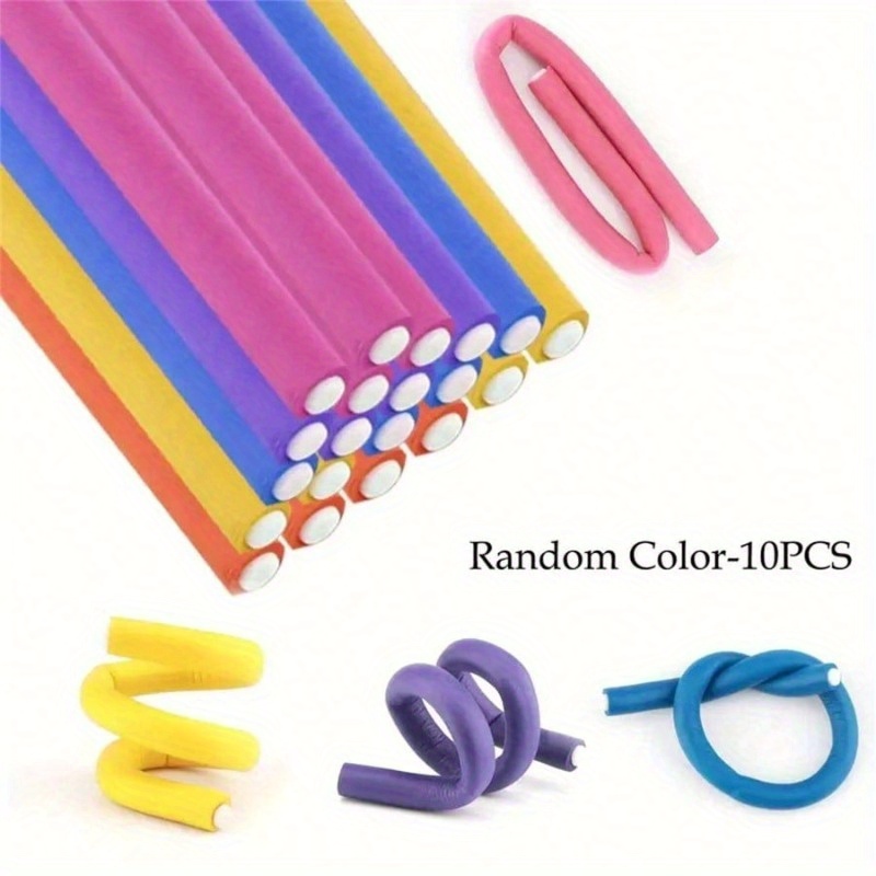10pc Flexible Heatless Hair Ro - огляд і ціна Hair Curling Wand