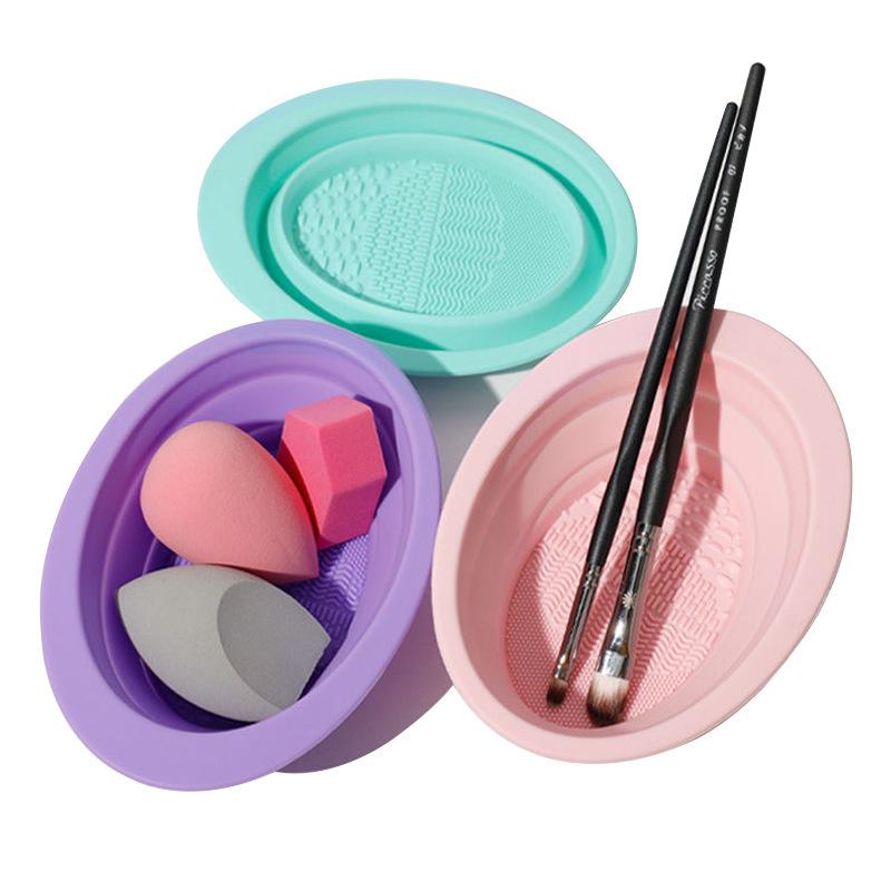 Folding Powder Puff Cleaning B - огляд і ціна Beauty Glazed Makeup