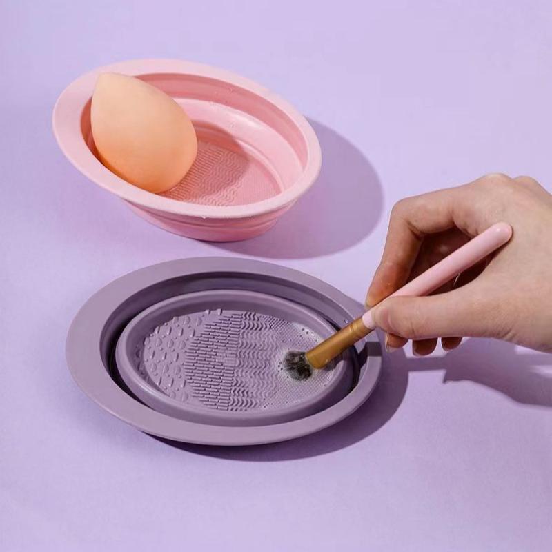 Folding Powder Puff Cleaning B - огляд і ціна Beauty Glazed Makeup