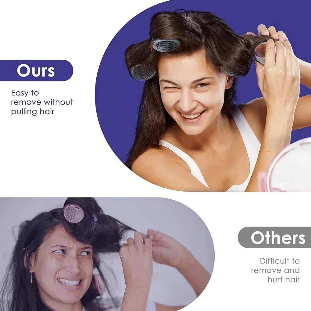 New Self-Grip Hair Rollers Hea - огляд і ціна Hair Curling Wand