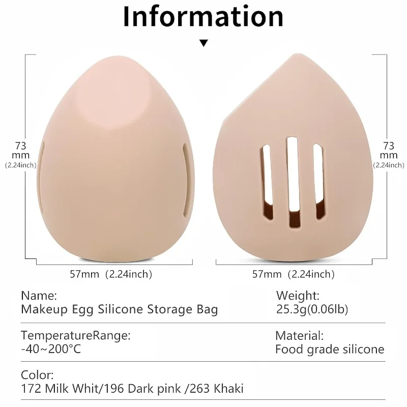 Silicone Beauty Egg Breathable - огляд і ціна Beauty Glazed Makeup