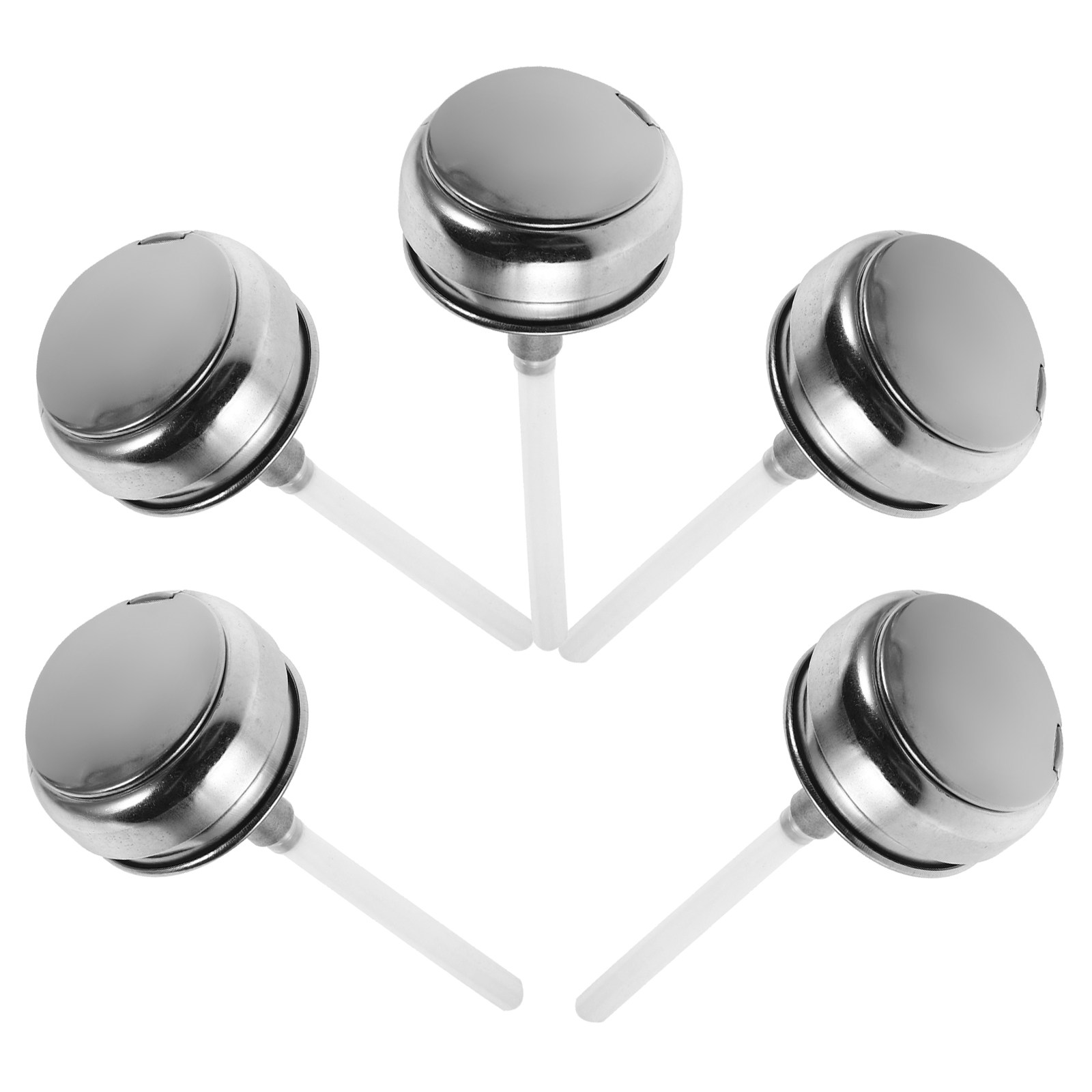 5Pcs Stainless Steel Aluminum  - огляд і ціна Makeup And Beauty