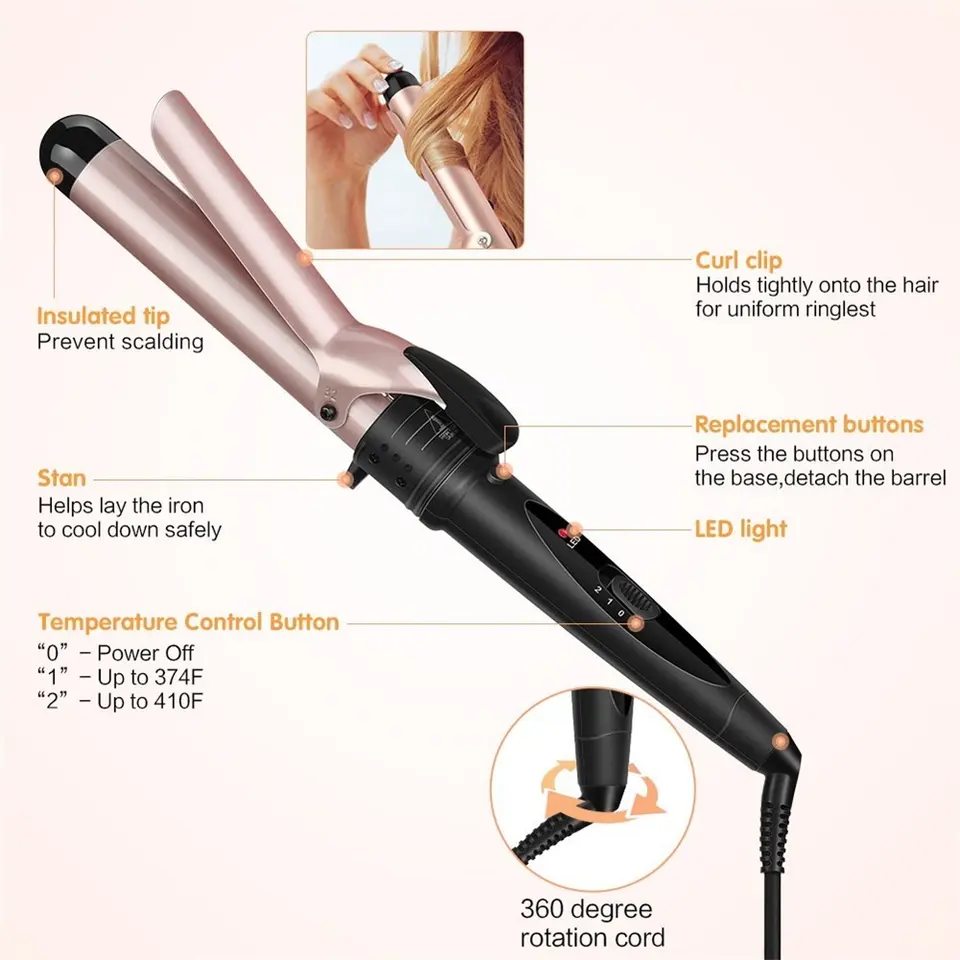 Professional Salon Hair Curler - огляд і ціна Hair Curling Wand