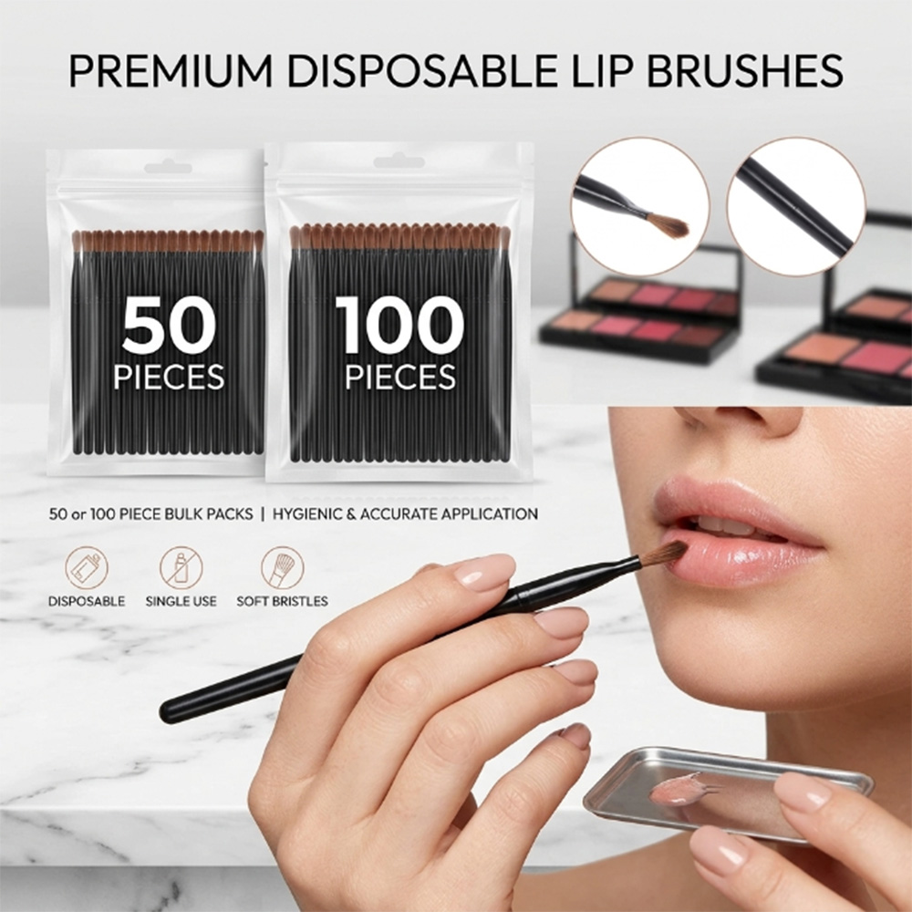 50/100pcs Disposable Lip Brush - огляд і ціна Beauty Makeup Brushes