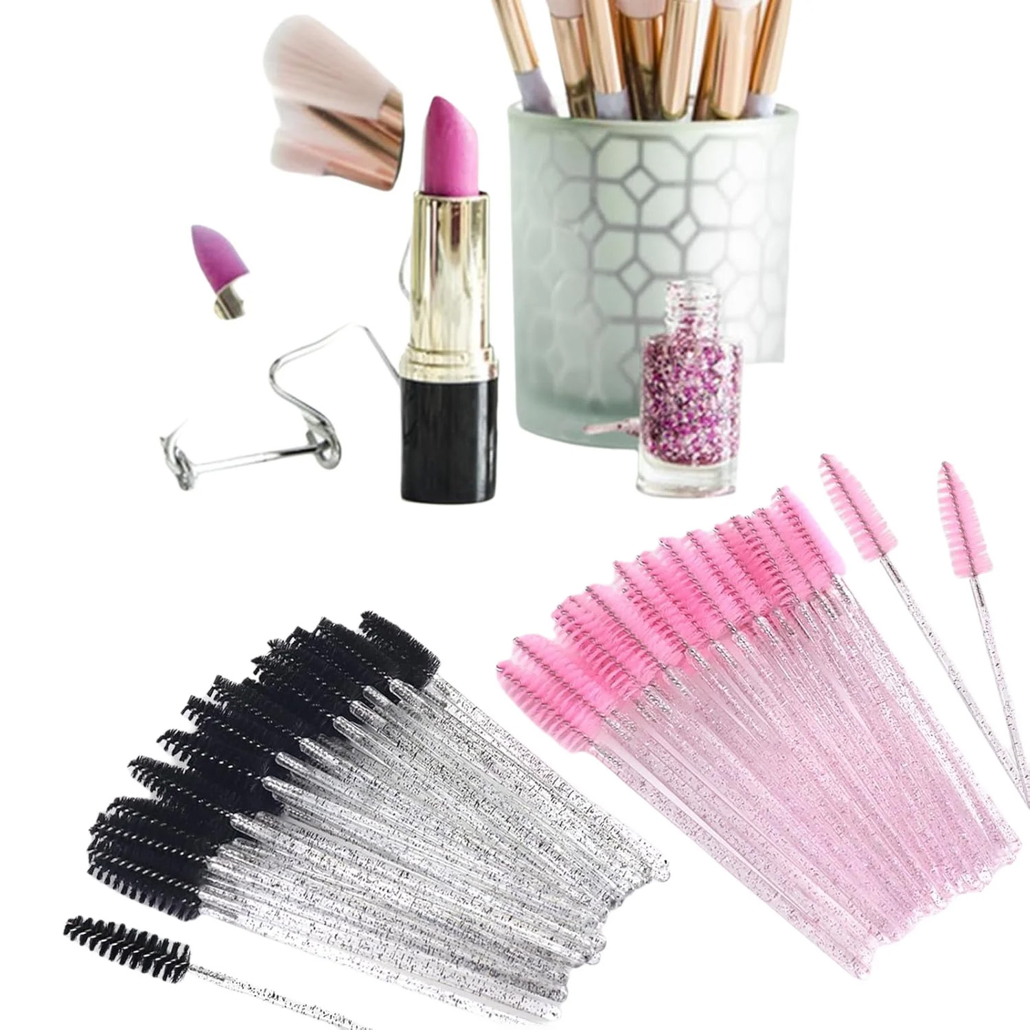 500pcs Eyelash Brushes Wands f - огляд і ціна Beauty Makeup Wholesale