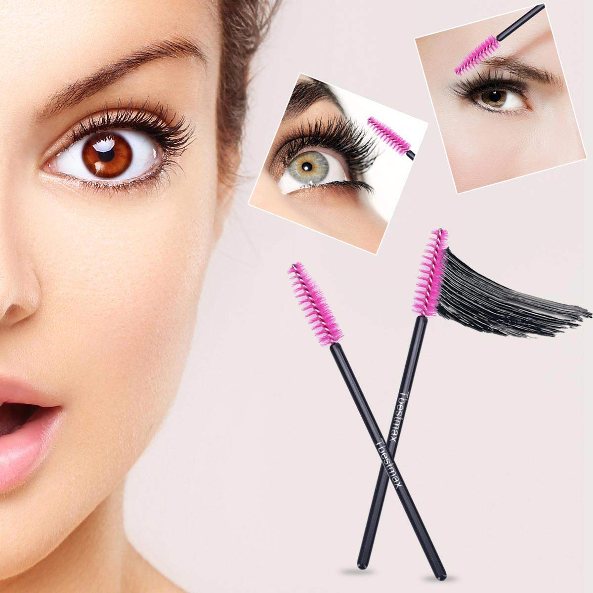 500pcs Eyelash Brushes Wands f - огляд і ціна Beauty Makeup Wholesale