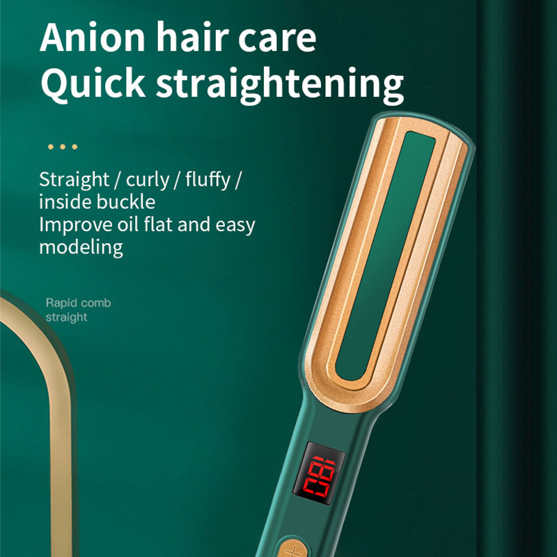 Straightening comb, negative i - огляд і ціна Hair Curling Wand