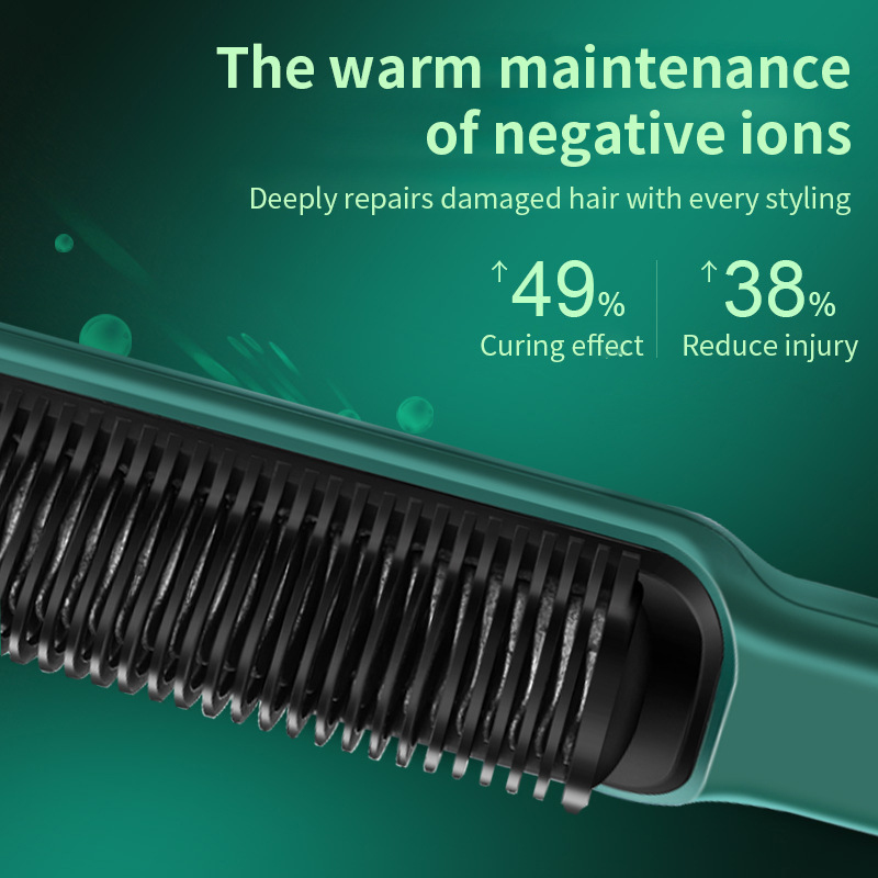 Straightening comb, negative i - огляд і ціна Hair Curling Wand