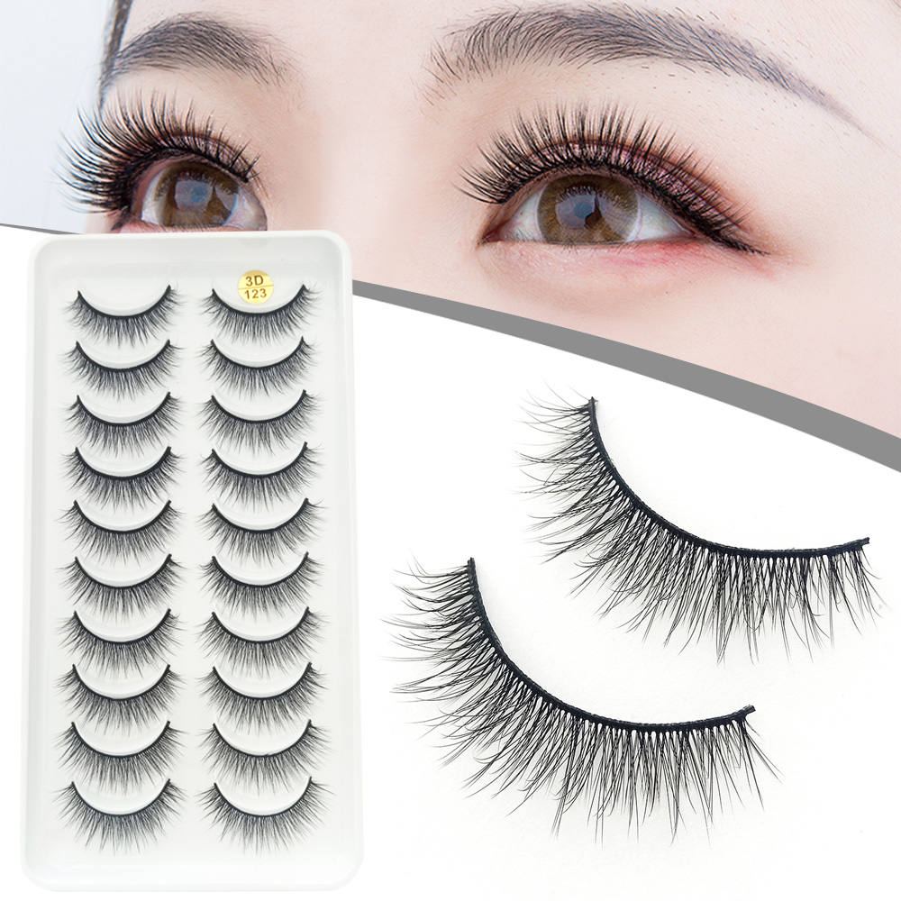 10 Pairs 3D Fluffy False Eyela - огляд і ціна Beauty Makeup Design