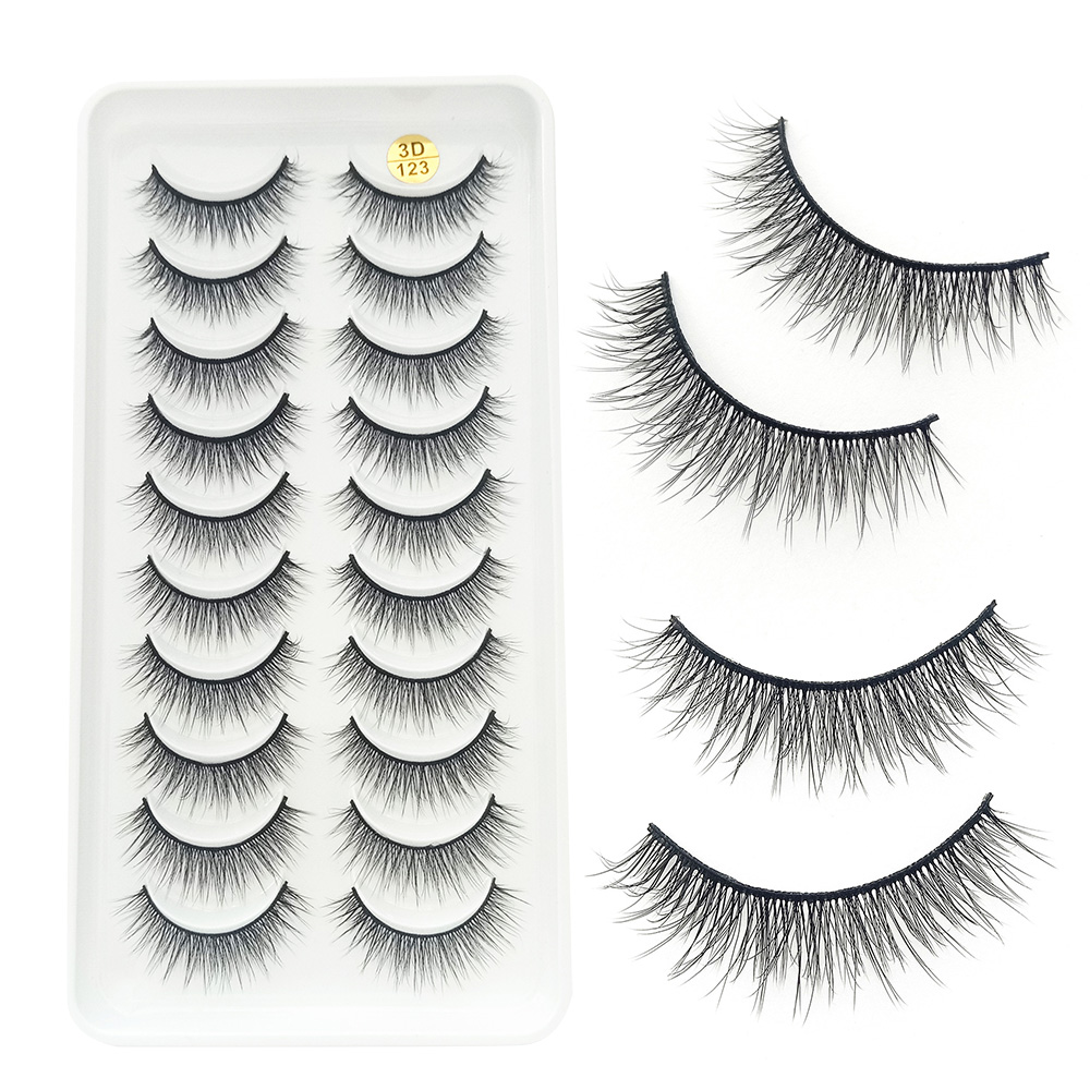 10 Pairs 3D Fluffy False Eyela - огляд і ціна Beauty Makeup Design