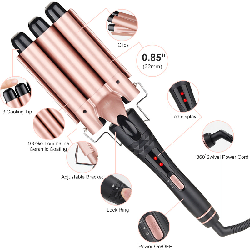 5 in 1 Interchangeable Curling - огляд і ціна Hair Curling Wand