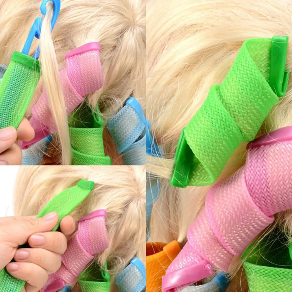 18pcs Heatless Hair Curlers No - огляд і ціна Hair Curling Wand