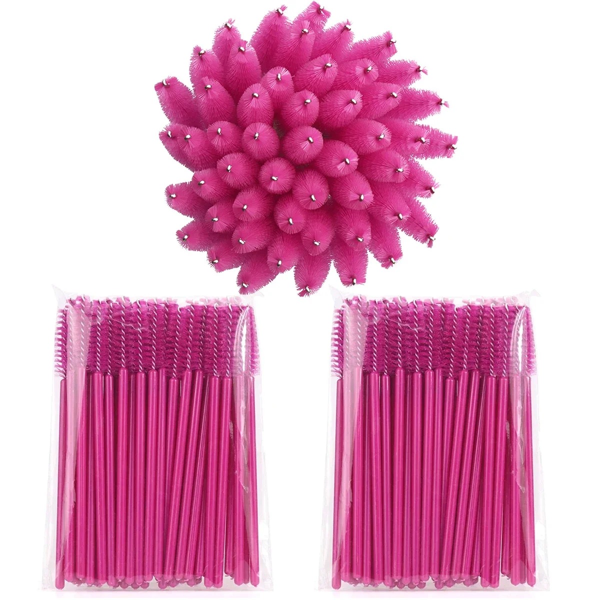 100pcs Disposable Eyelash Brus - огляд і ціна Beauty Makeup Wholesale