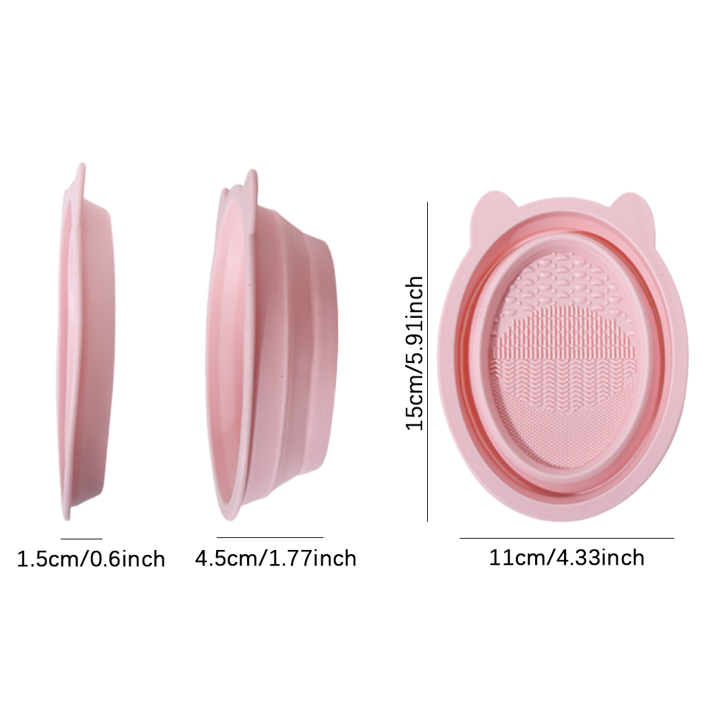 Collapsible Silicone Makeup Br - огляд і ціна Beauty Makeup Brushes