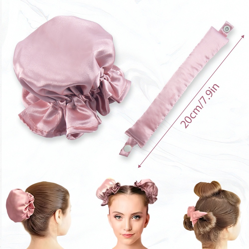 2/4/6Pcs Satin Heatless Curlin - огляд і ціна Hair Curling Wand