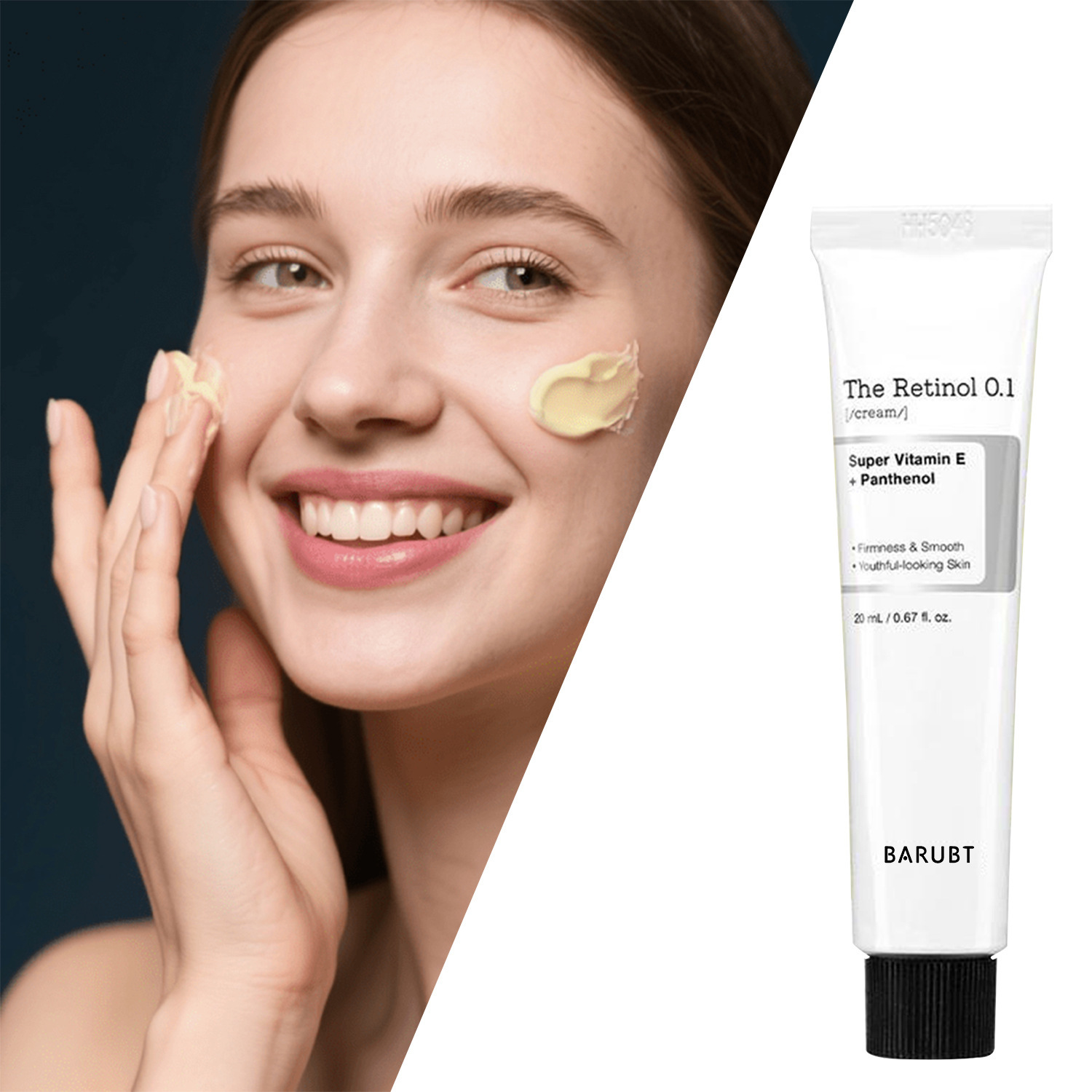 Retinol 0.1% Cream, Anti-aging - огляд і ціна Beauty Glazed Makeup
