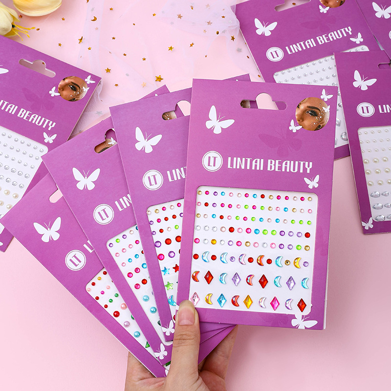 Hot Selling Face Gems Stickers - огляд і ціна Makeup And Beauty