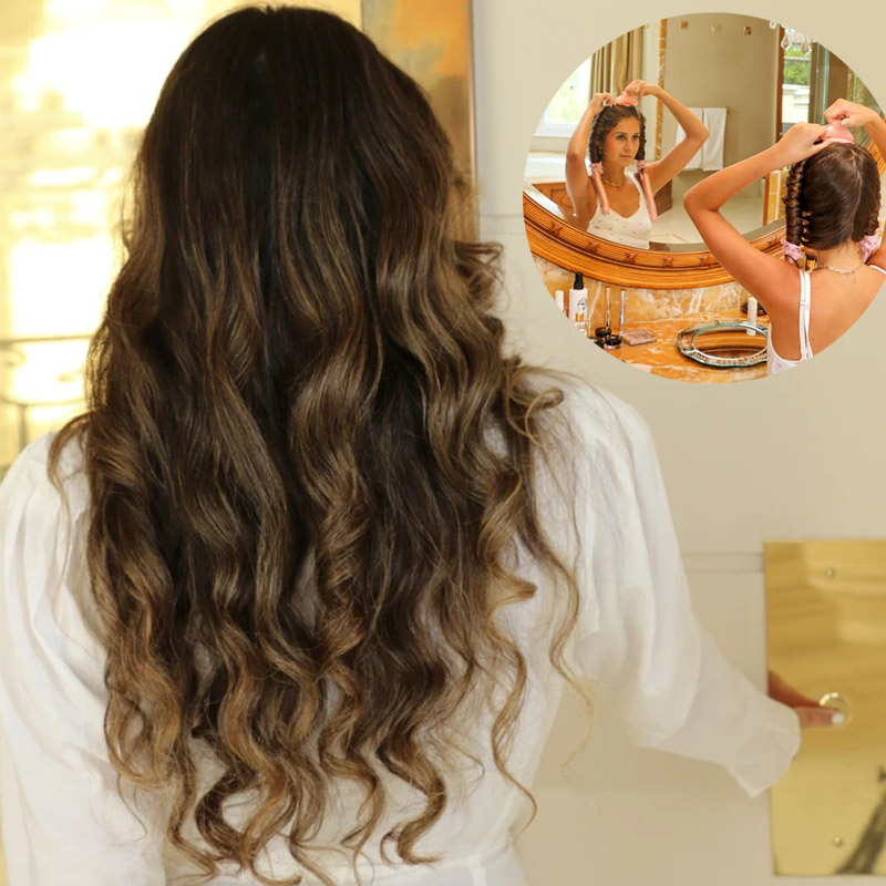 1-2Set Woman Heatless Curling  - огляд і ціна Hair Curling Wand