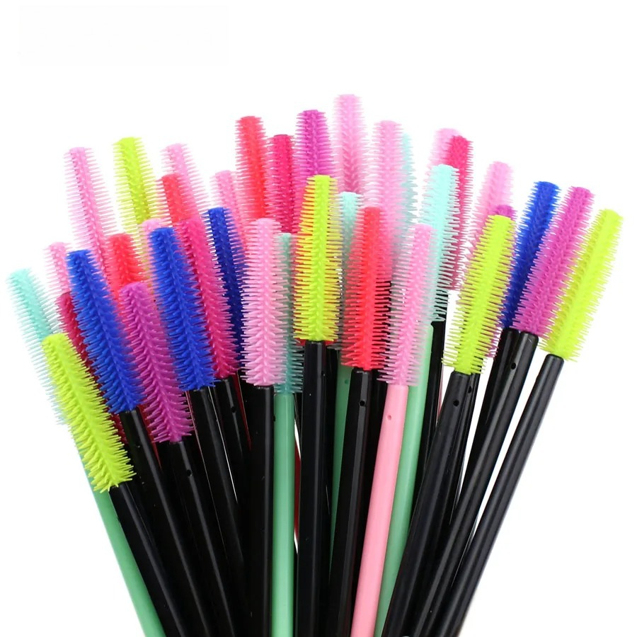 50pcs Silicone Mascara Wands A - огляд і ціна Beauty Makeup Wholesale
